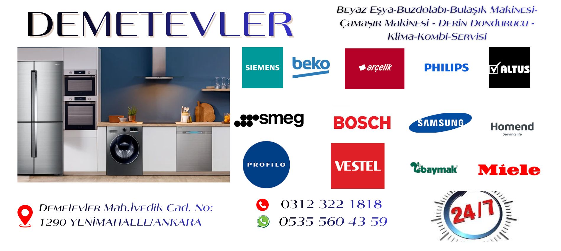 Demetevler Beyaz Eşya